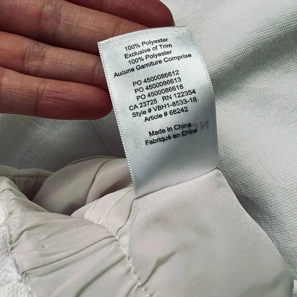 Aritzia White Strapless Jumpsuit - Picture 3 of 8